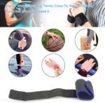 Wrist Brace, Compression Wrist Strap Support Wrist for Men & Women, Youth & Elderly, Boys& Girls, One Size Adjustable, Sports Wristband 1 PCS (Black) - Image 2