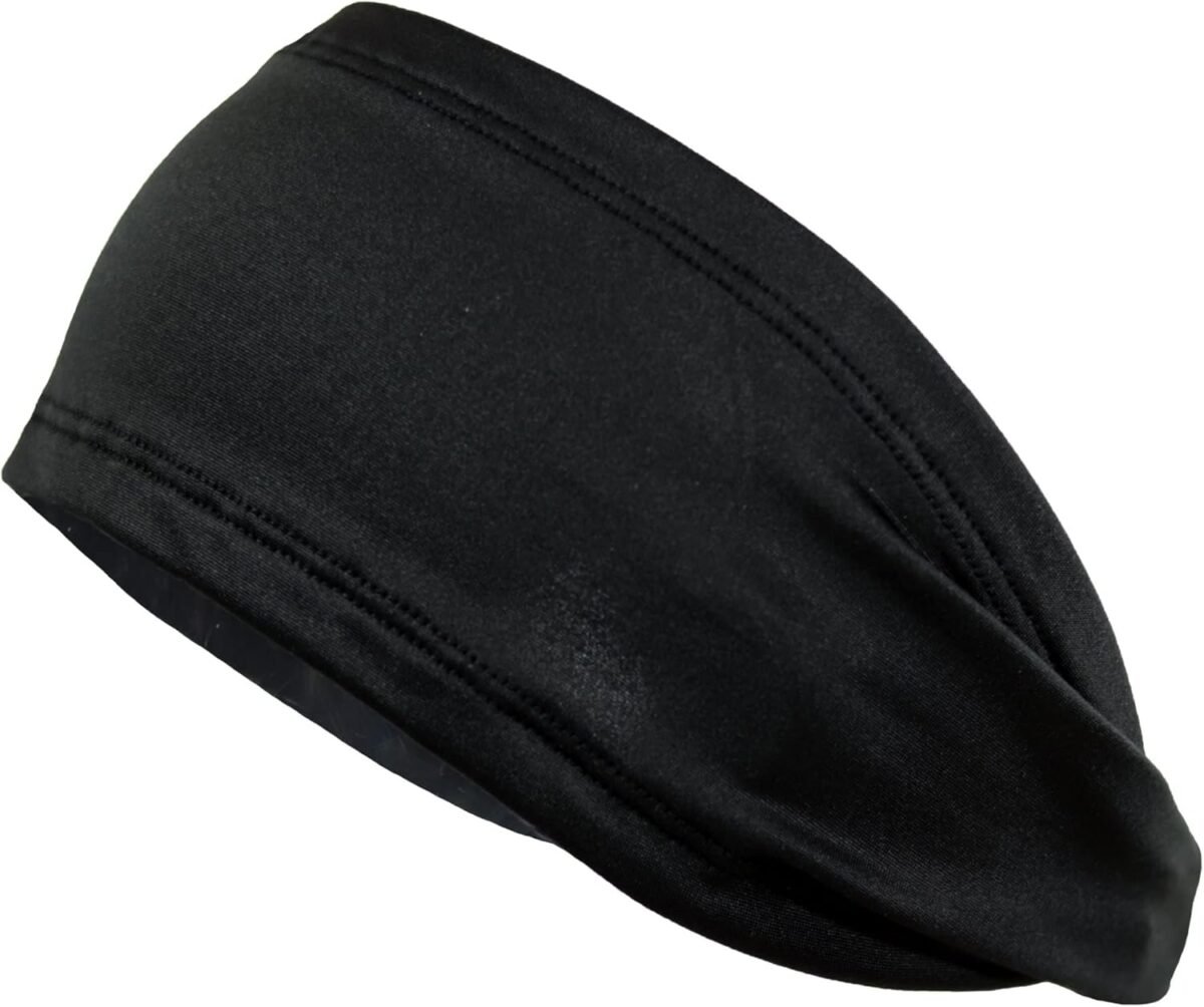 Performance Headband Moisture Wicking Athletic Sports Head Band Wide Head Band Sweatband - Workout, Soccer, Softball, Basketball - Image 1