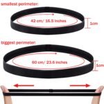 20-Piece Elastic Non-Slip Sweat Headbands - Thin Elastic for Women, Men & Girls - Image 2