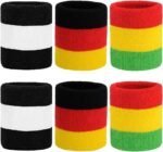 Sweatbands Sports Wristband for Men & Women - Moisture Wicking Athletic Cotton Terry Cloth Sweatband for Tennis, Basketball, Running, Gym, Working Out